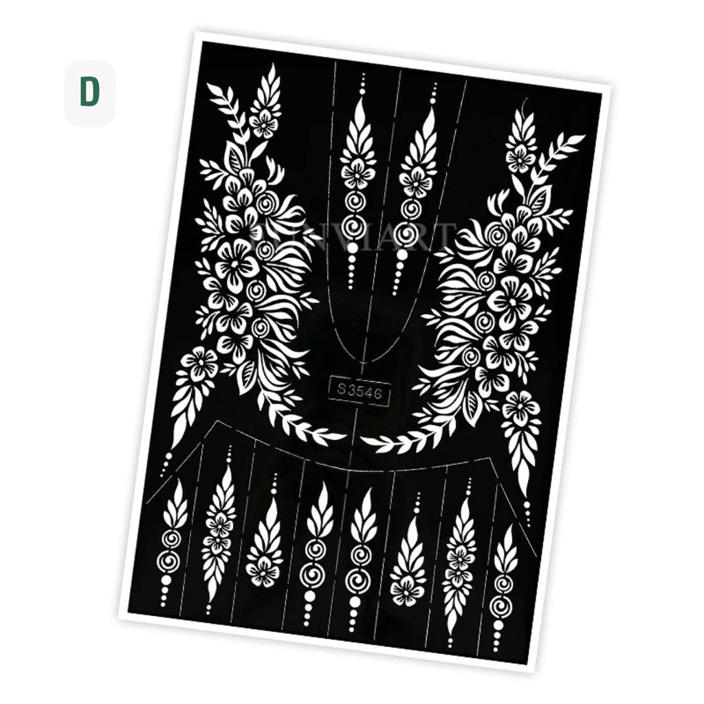 Pochoir tatouage temporaire réutilisable