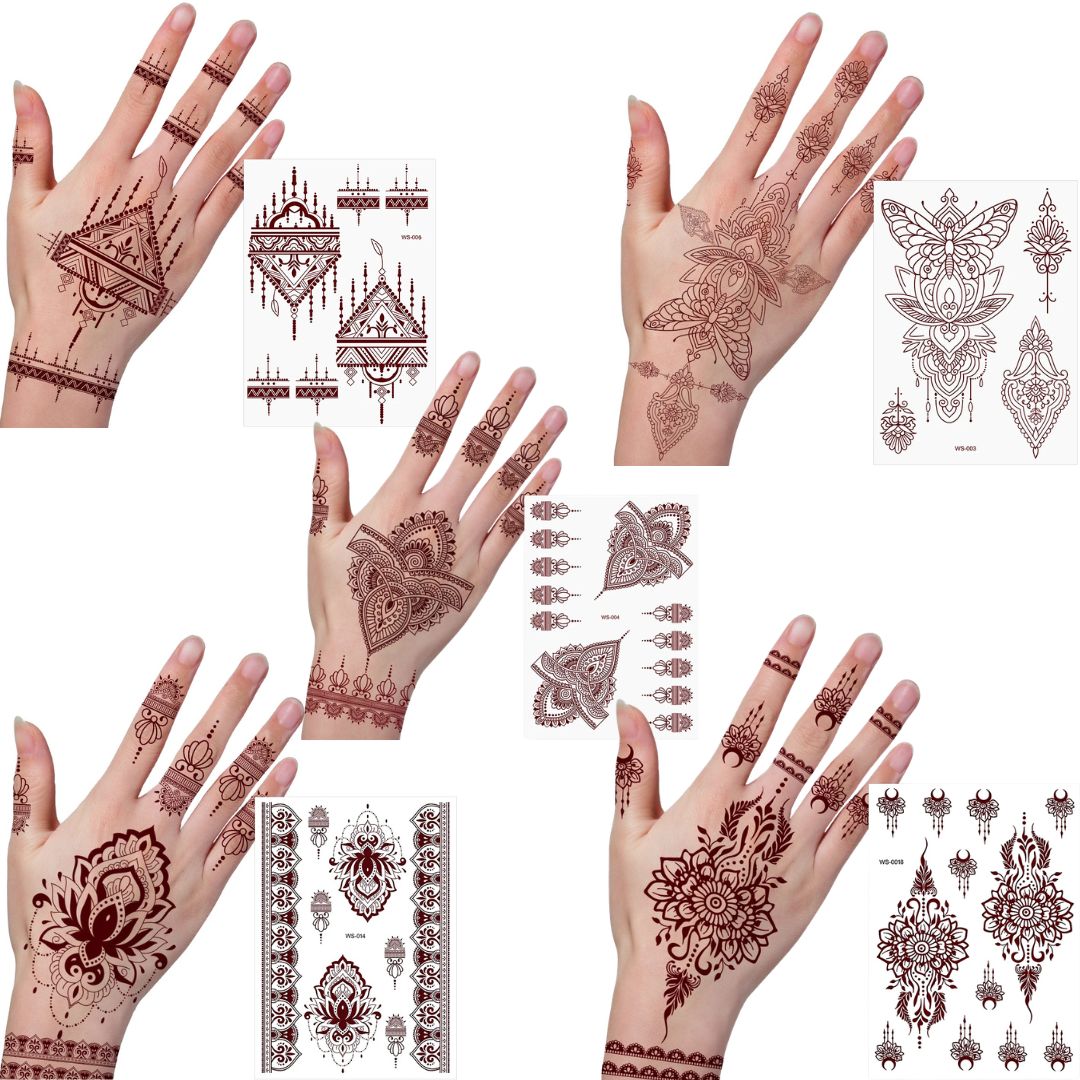 Henné stickers waterproof
