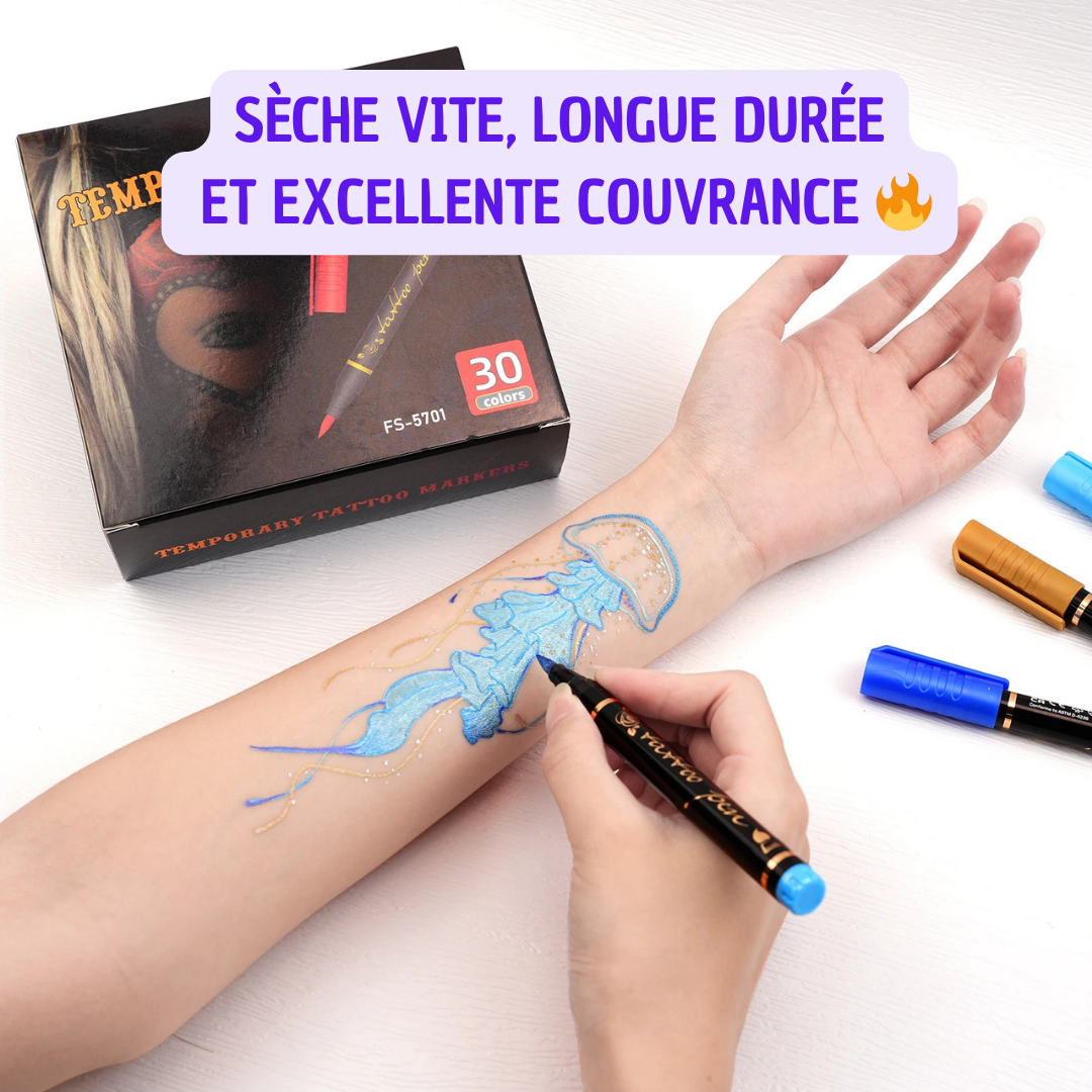 Marqueur Faux Tatouage Waterproof