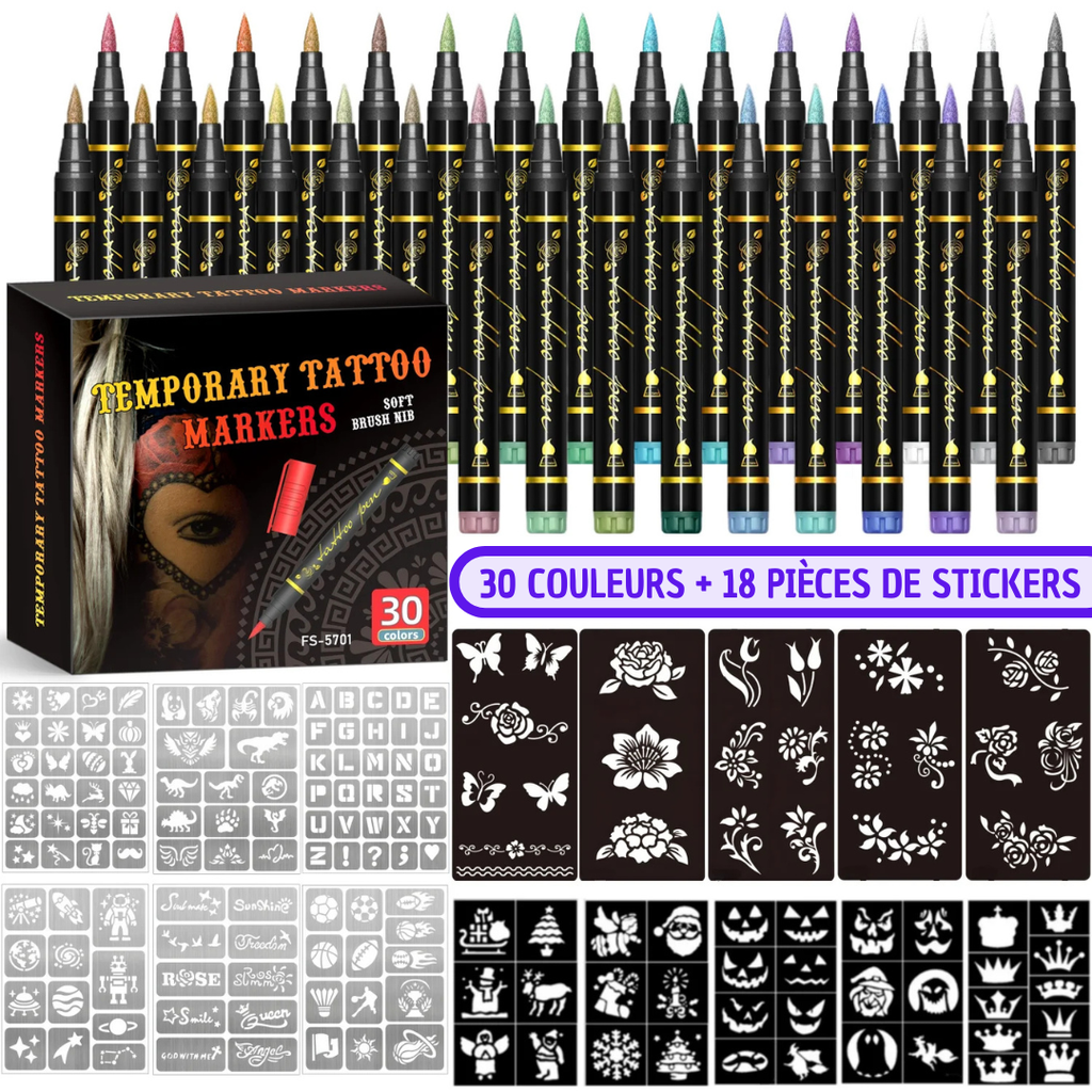 Marqueur Faux Tatouage Waterproof