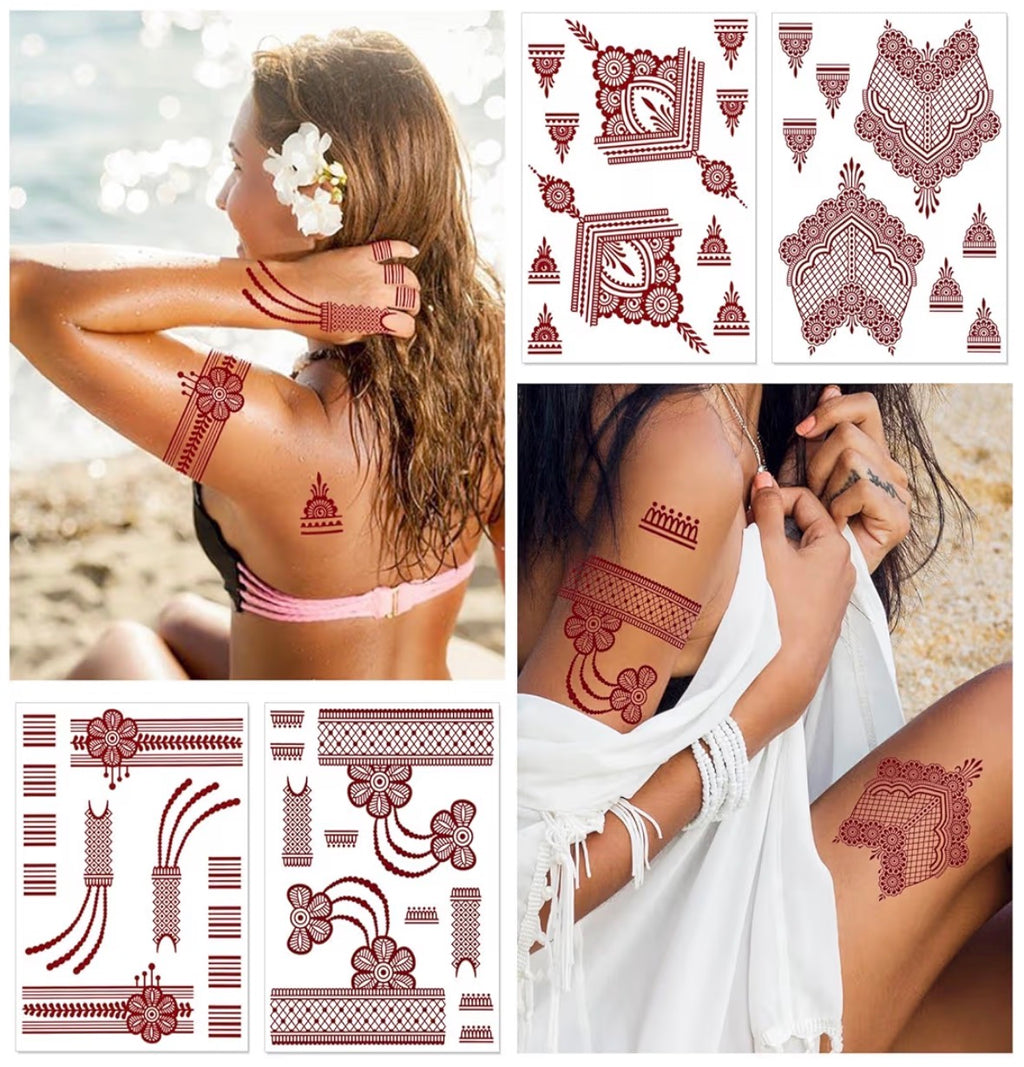 Henné stickers waterproof