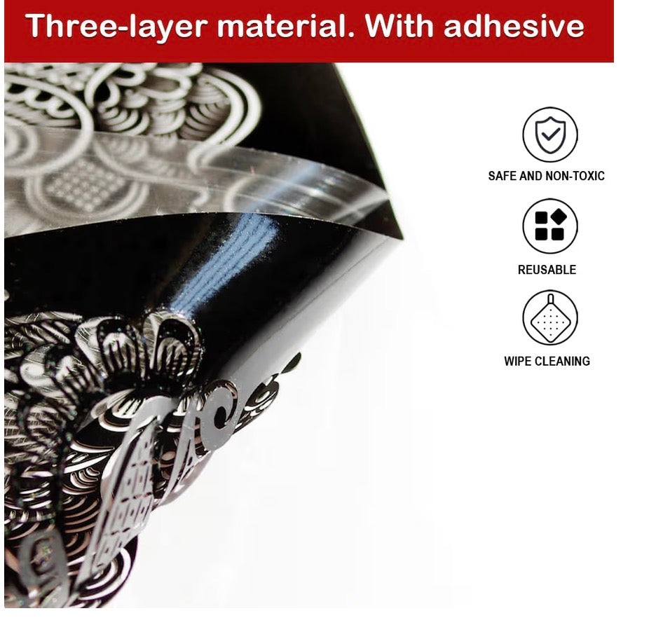 Pochoir tatouage temporaire réutilisable