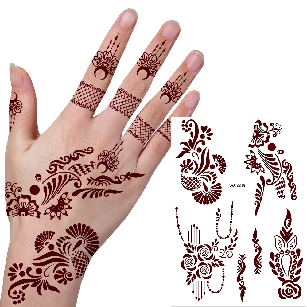 Henné stickers waterproof