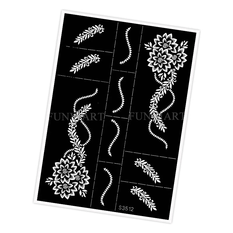 Pochoir tatouage temporaire réutilisable