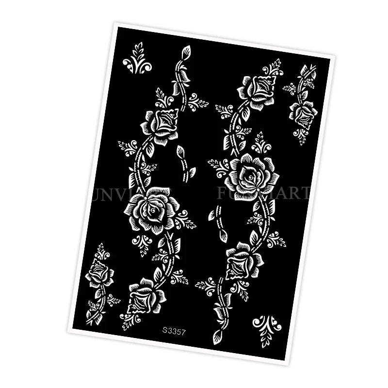 Pochoir tatouage temporaire réutilisable