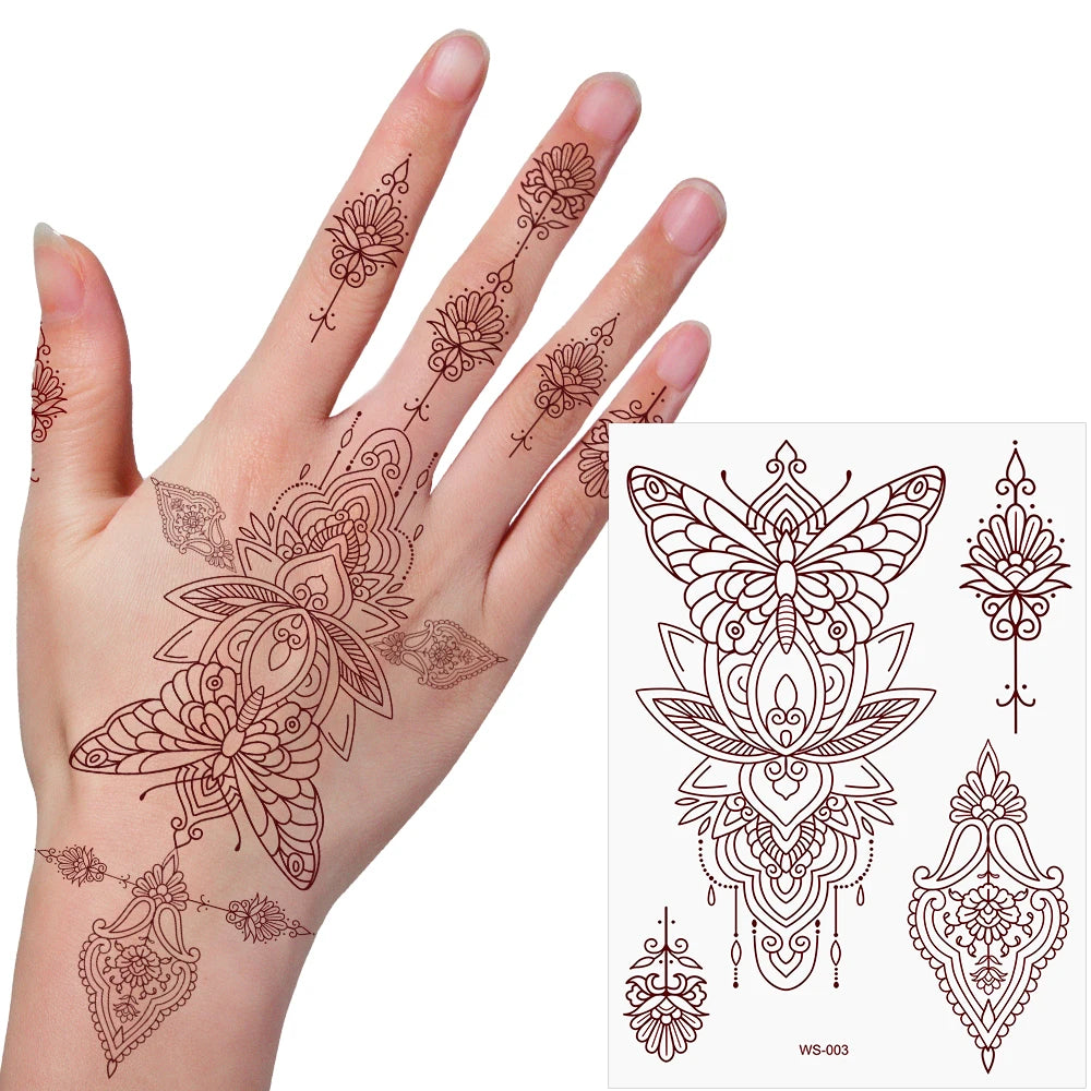 Henné stickers waterproof