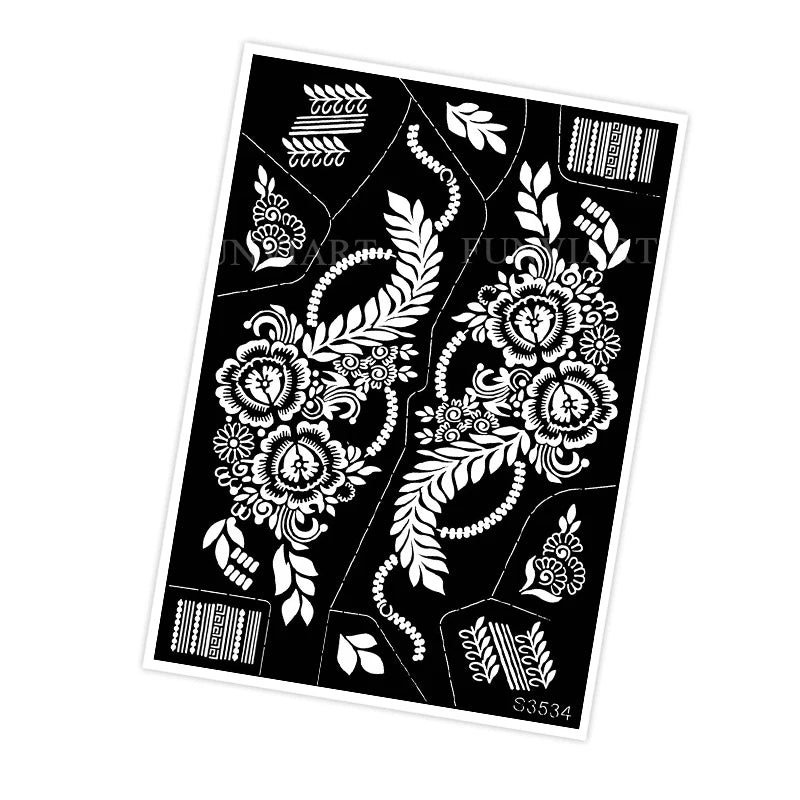 Pochoir tatouage temporaire réutilisable