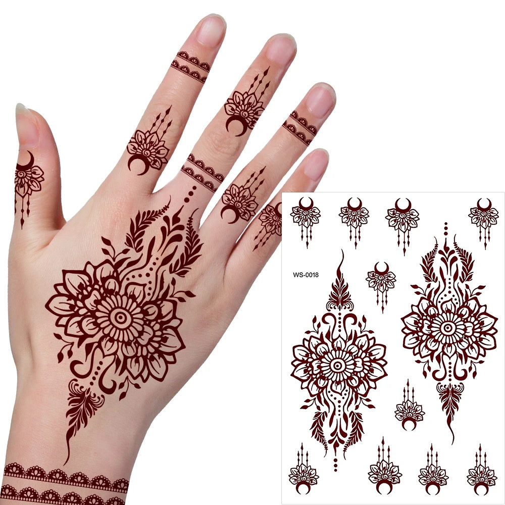 Henné stickers waterproof