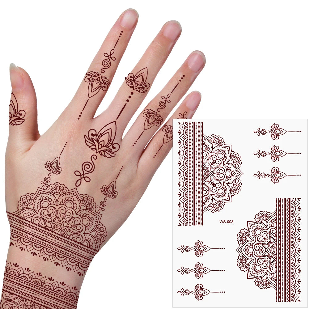 Henné stickers waterproof