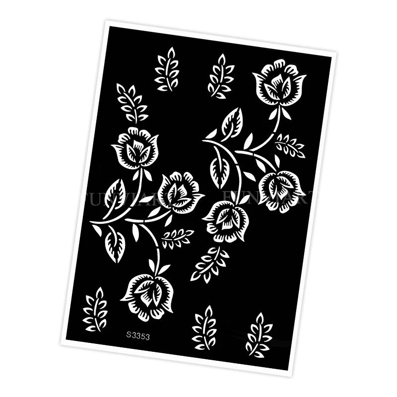 Pochoir tatouage temporaire réutilisable