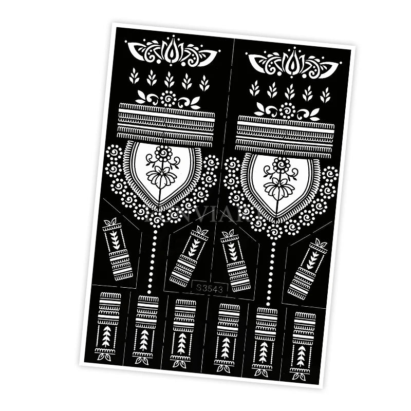 Pochoir tatouage temporaire réutilisable