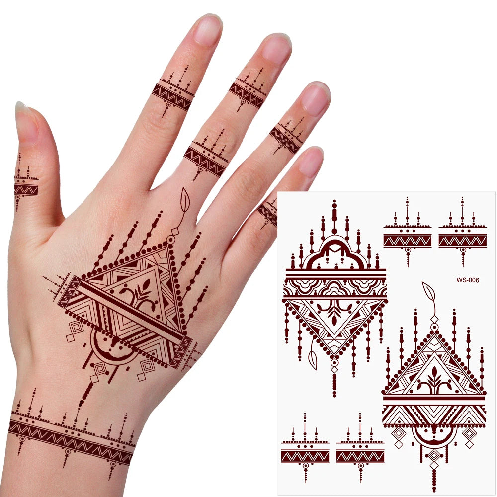 Henné stickers waterproof