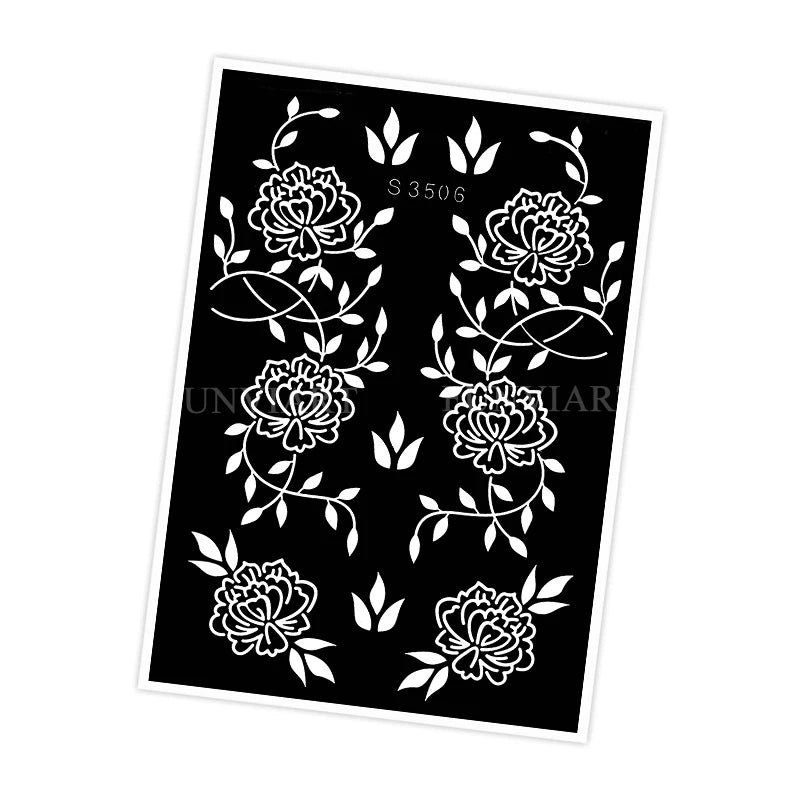 Pochoir tatouage temporaire réutilisable