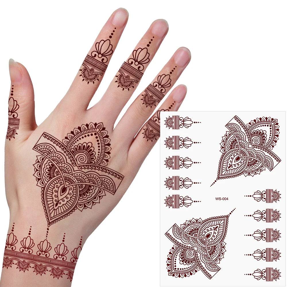 Henné stickers waterproof