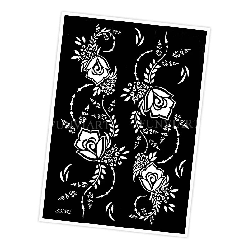 Pochoir tatouage temporaire réutilisable