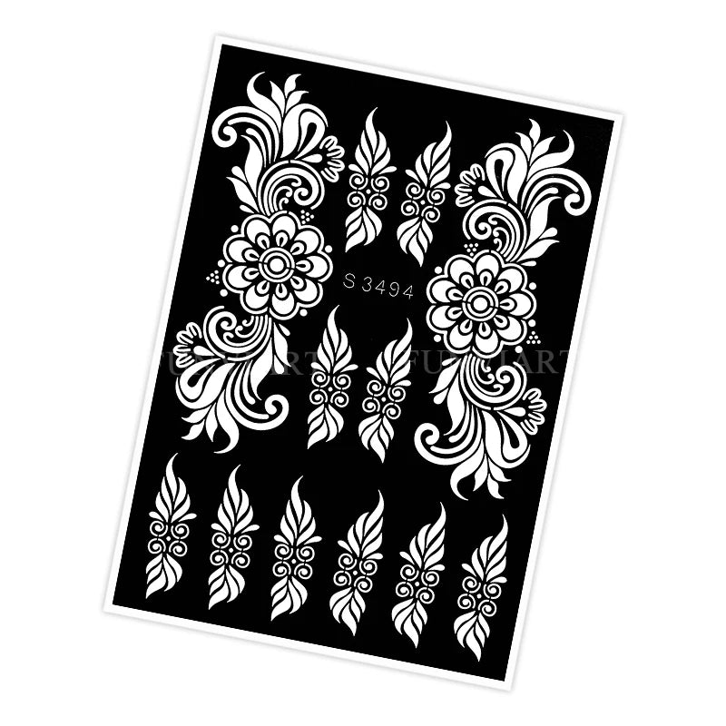 Pochoir tatouage temporaire réutilisable