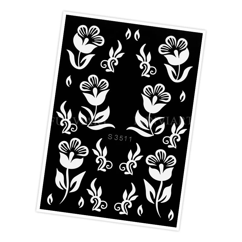 Pochoir tatouage temporaire réutilisable