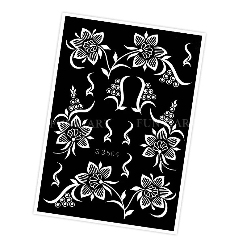 Pochoir tatouage temporaire réutilisable