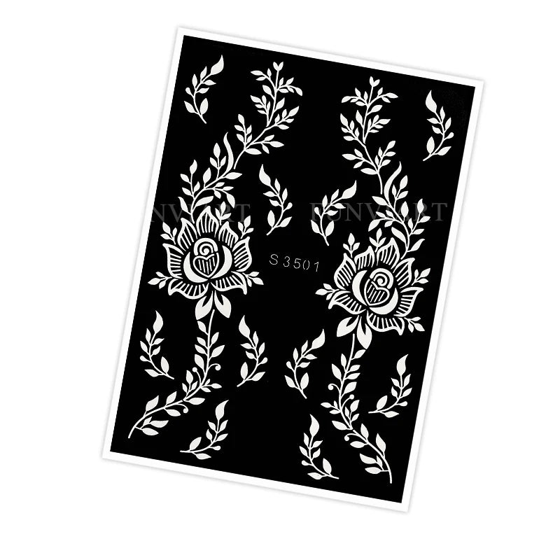 Pochoir tatouage temporaire réutilisable