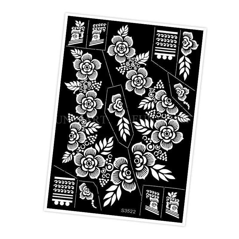 Pochoir tatouage temporaire réutilisable