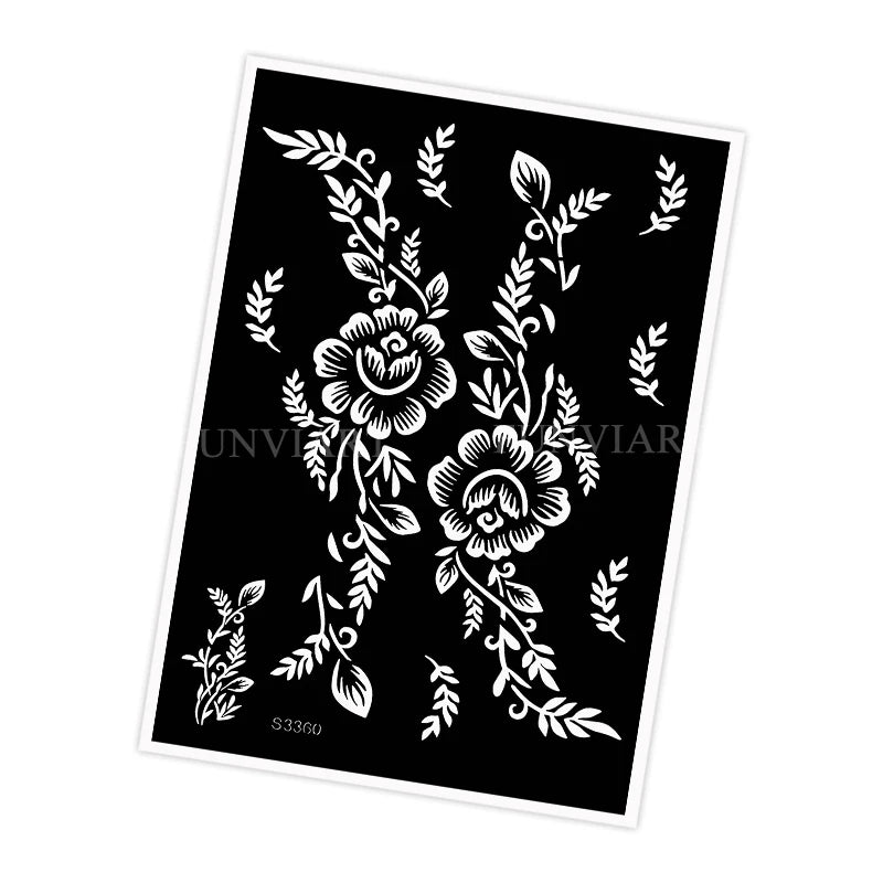 Pochoir tatouage temporaire réutilisable