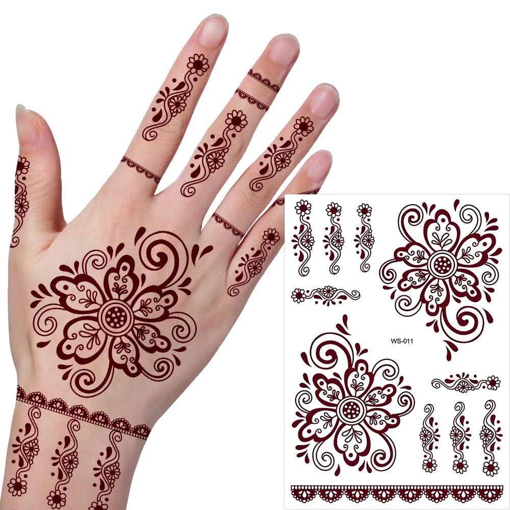 Henné stickers waterproof