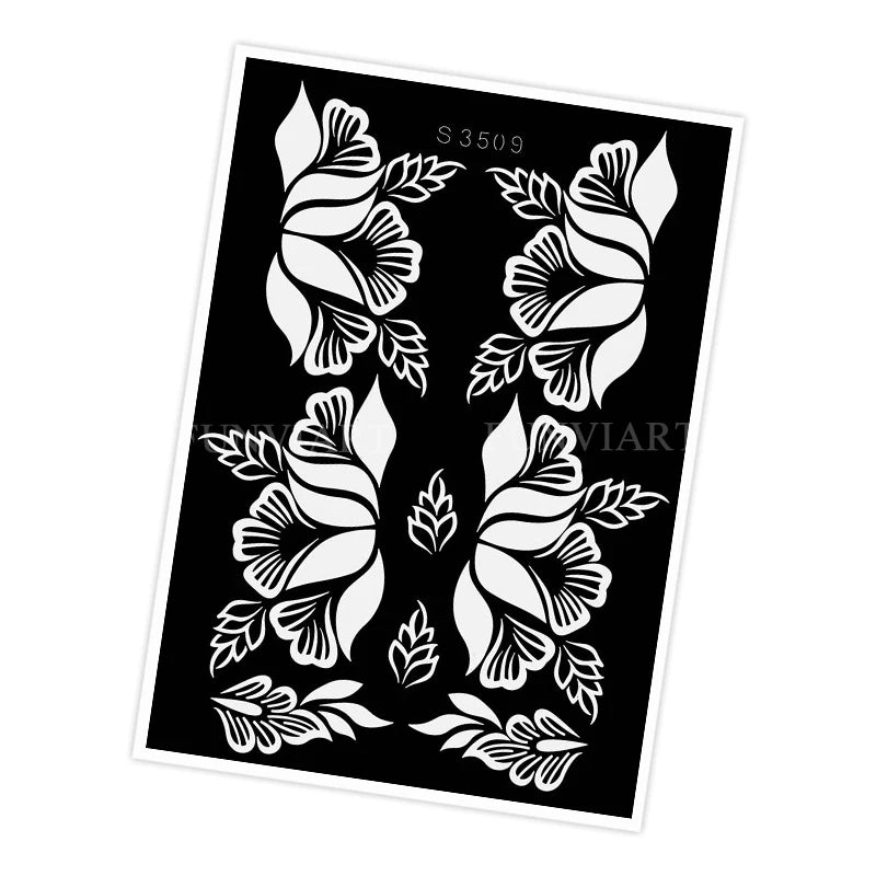 Pochoir tatouage temporaire réutilisable