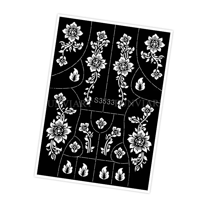 Pochoir tatouage temporaire réutilisable