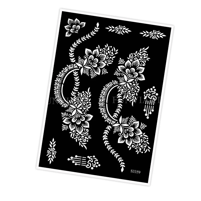 Pochoir tatouage temporaire réutilisable