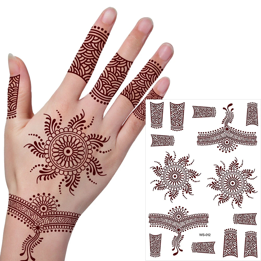 Henné stickers waterproof