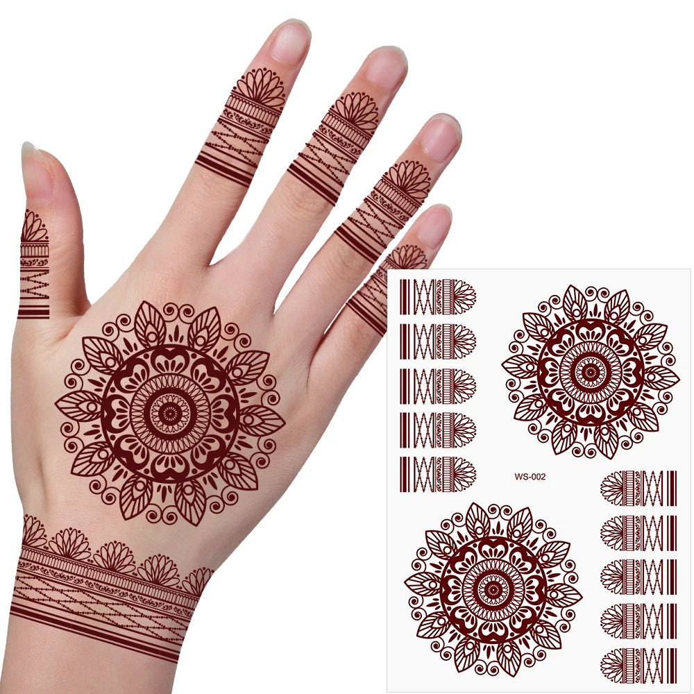 Henné stickers waterproof