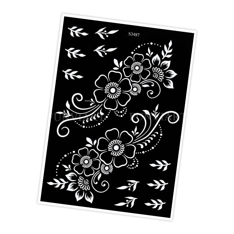 Pochoir tatouage temporaire réutilisable