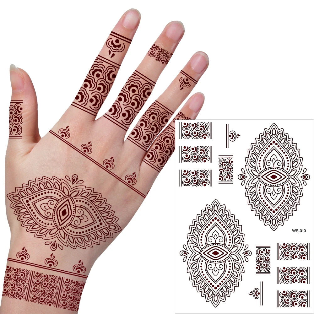 Henné stickers waterproof