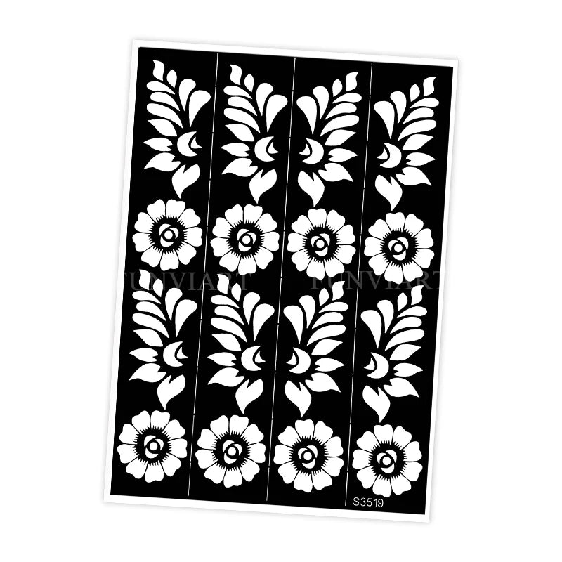 Pochoir tatouage temporaire réutilisable