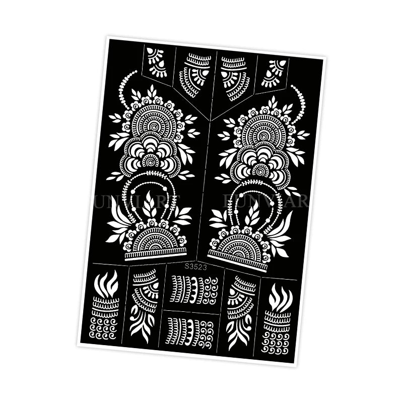 Pochoir tatouage temporaire réutilisable