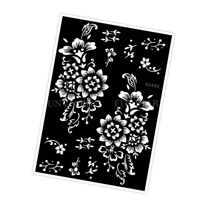 Pochoir tatouage temporaire réutilisable