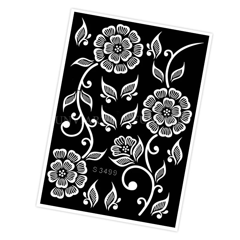 Pochoir tatouage temporaire réutilisable