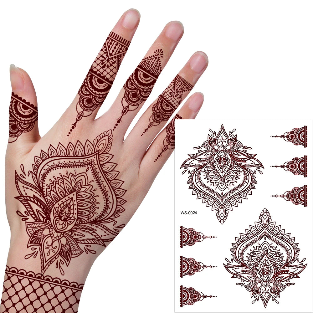 Henné stickers waterproof