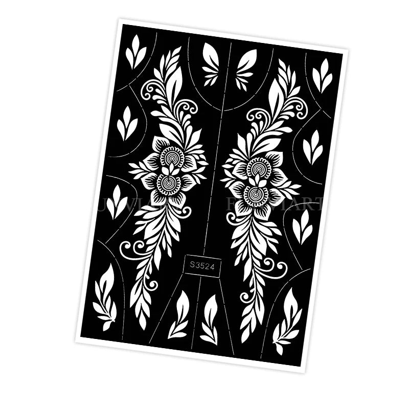 Pochoir tatouage temporaire réutilisable