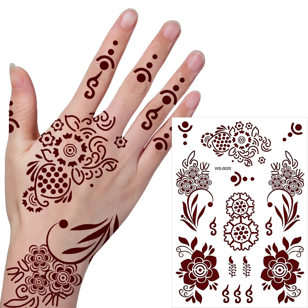 Henné stickers waterproof