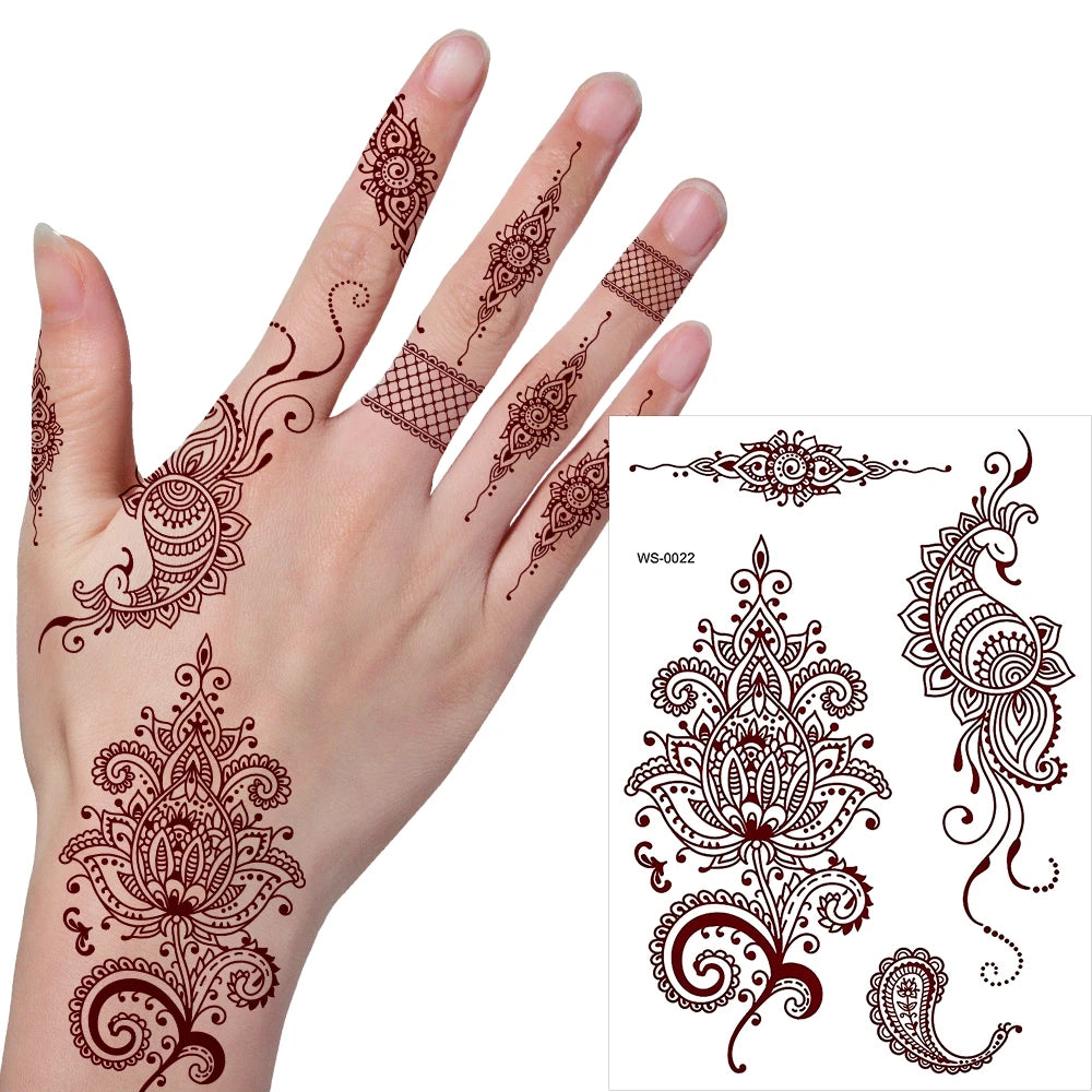 Henné stickers waterproof