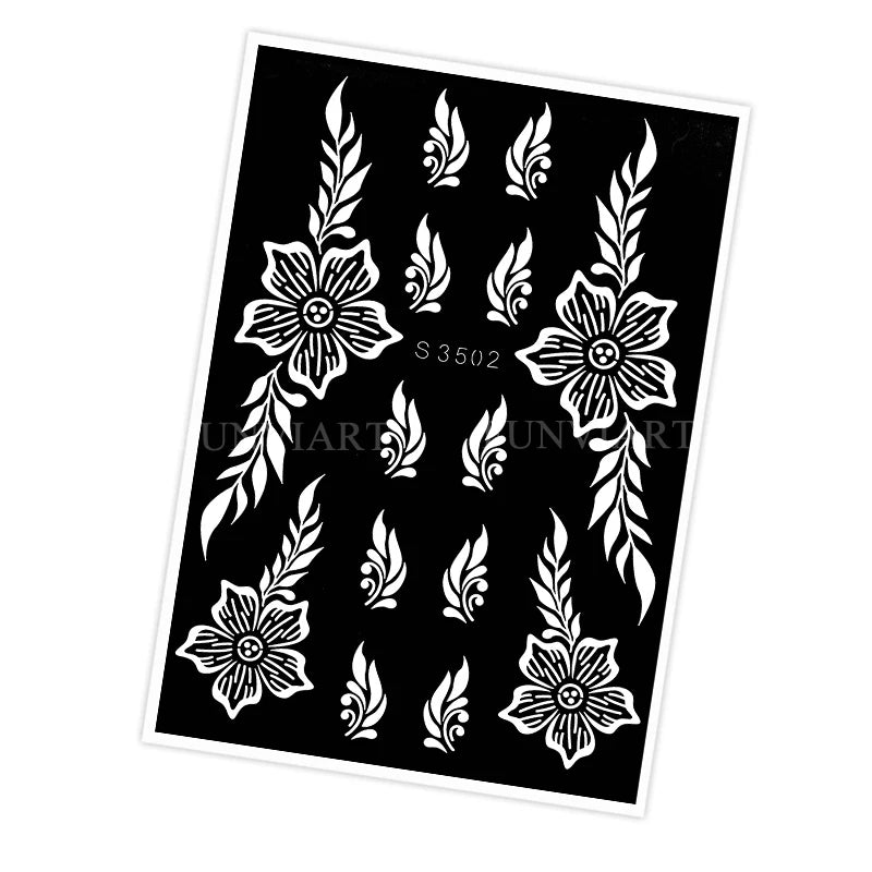 Pochoir tatouage temporaire réutilisable