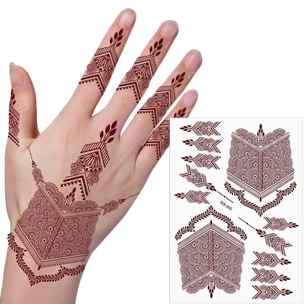 Henné stickers waterproof