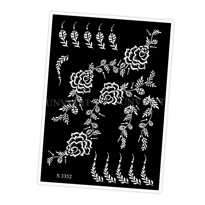 Pochoir tatouage temporaire réutilisable