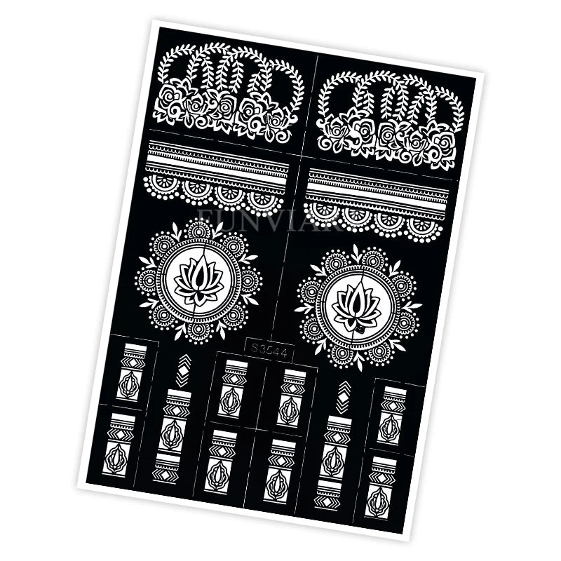 Pochoir tatouage temporaire réutilisable