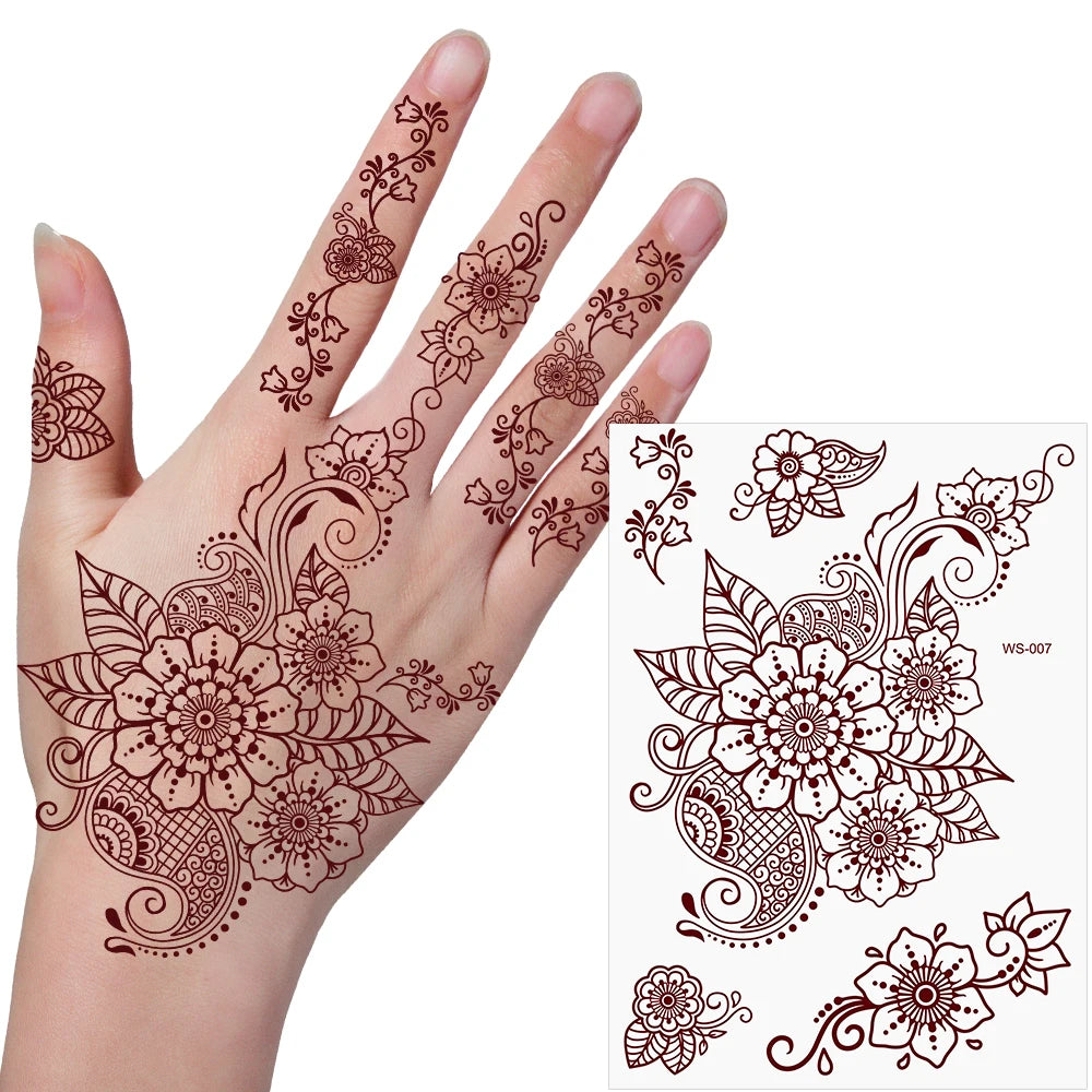 Henné stickers waterproof