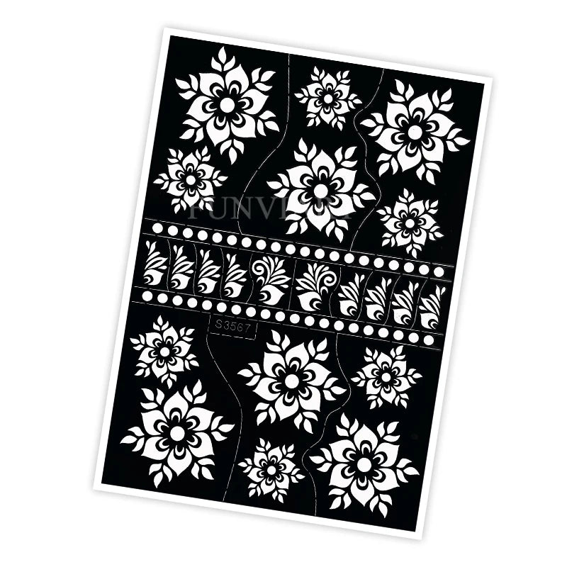 Pochoir tatouage temporaire réutilisable