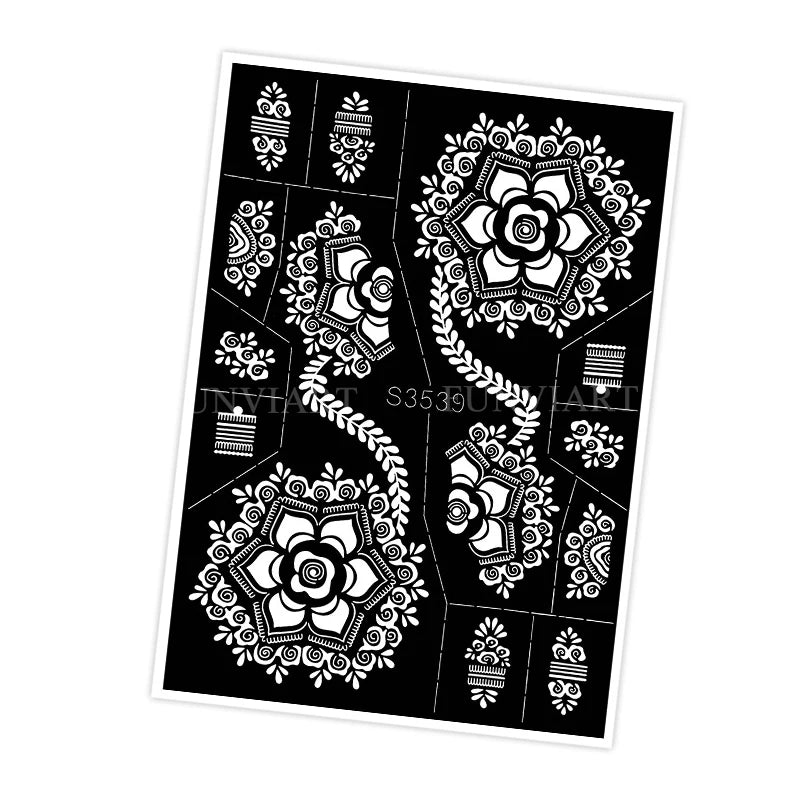 Pochoir tatouage temporaire réutilisable