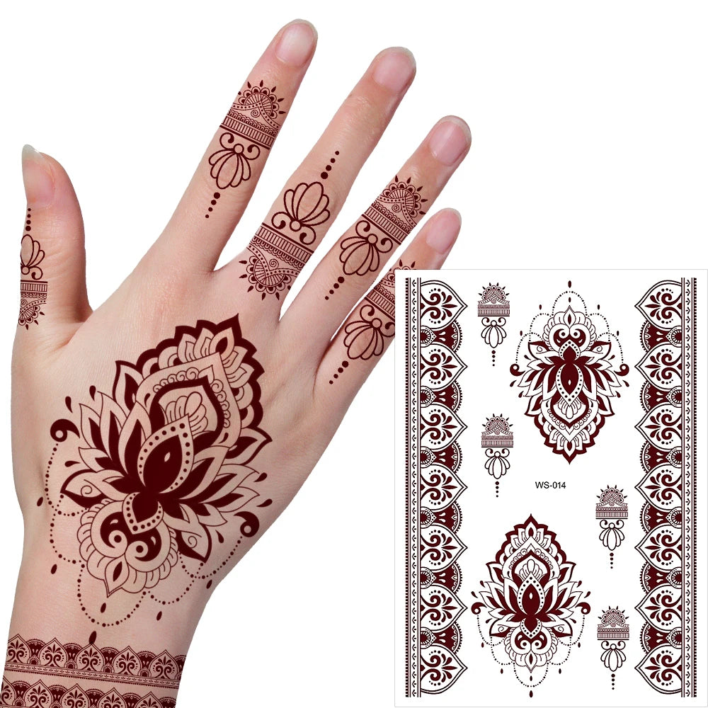 Henné stickers waterproof