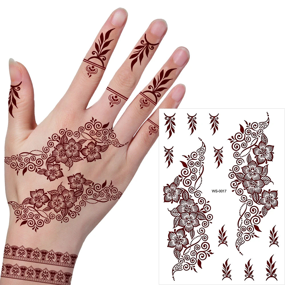 Henné stickers waterproof